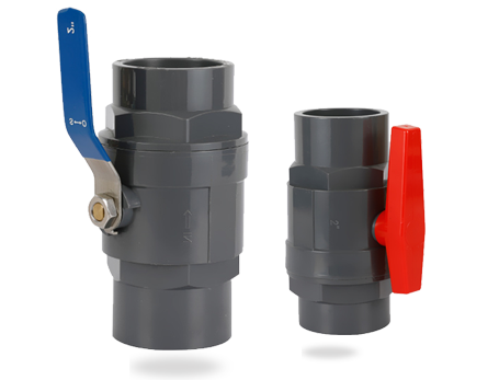 UPVC TWO PIECES & THREE PIECES BALL VALVE